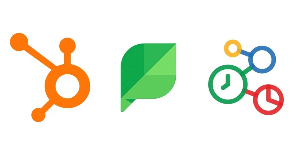 لقطة شاشة من GoRead تُظهر شعارات HubSpot وSprout Social وZoho Social.
