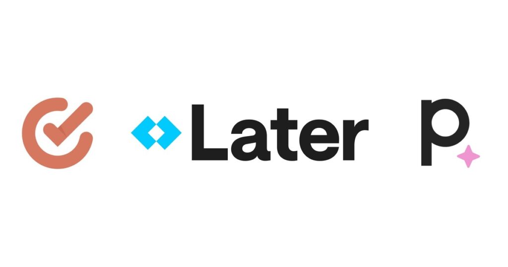 لقطة شاشة من GoRead تُظهر شعارات CoSchedule وLatin Later وPlanoly.