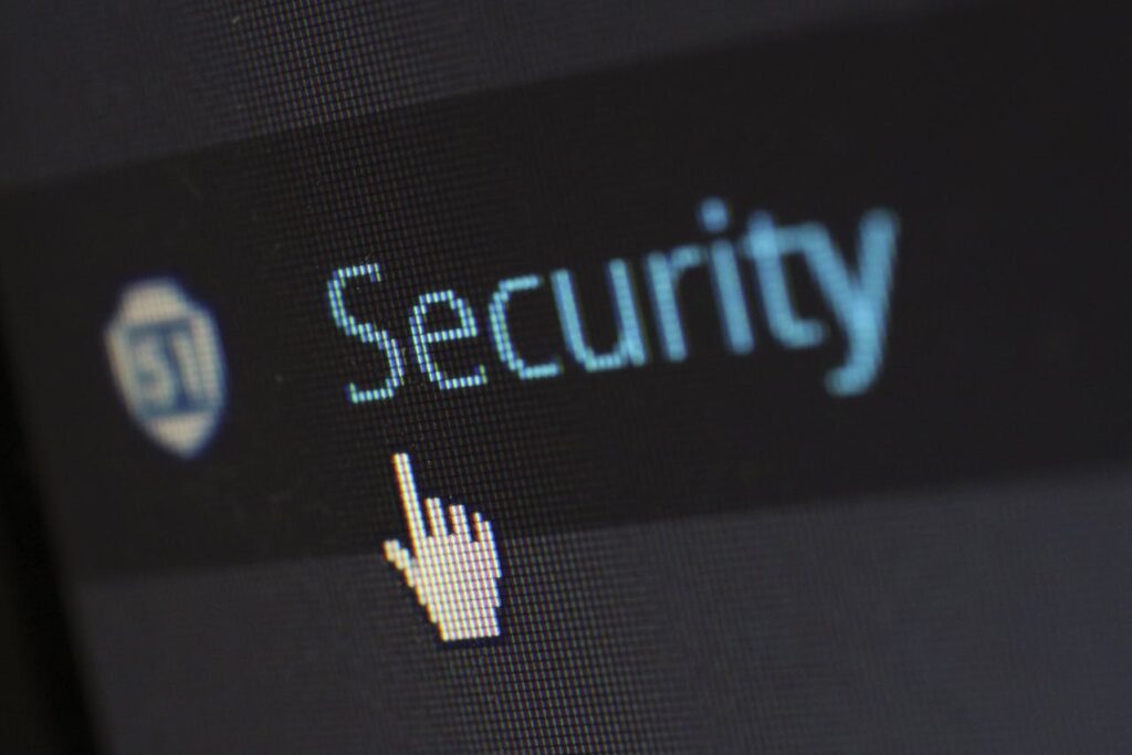 Imagen de un logotipo de seguridad.