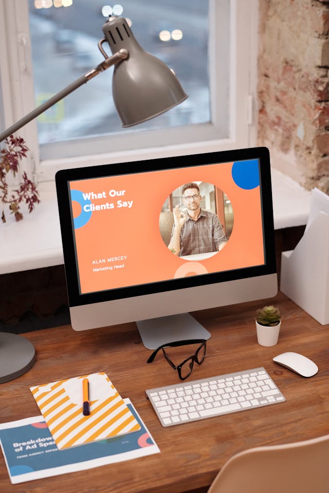 Concept de publicité en ligne