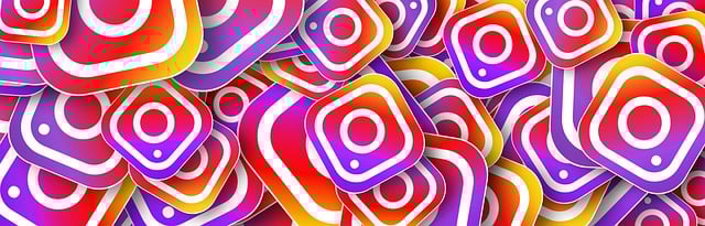 Une surcharge de logos Instagram.
