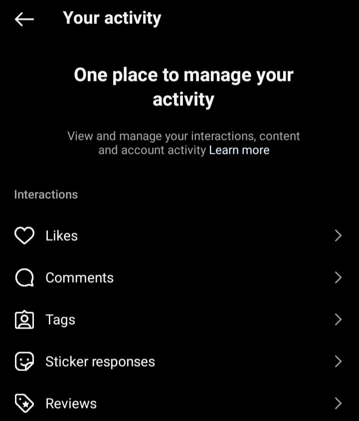 Uma captura de ecrã do GoRead.io que mostra as definições de visualização de gostos do Instagram.