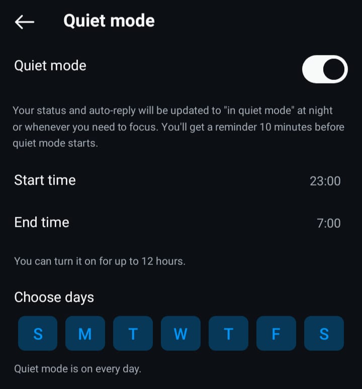 Uma captura de ecrã do GoRead.io do Modo Silêncio do Instagram.
