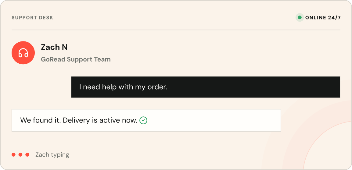 24/7 Customer Support